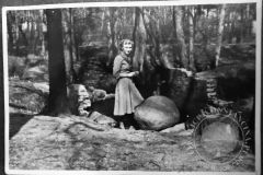 Rzeka Mała w parku - ok 1950 r.