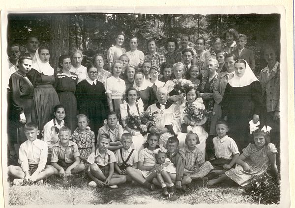 Zakład Opieki Wychowawczej Tabita - ok 1950 r (źródło: Parafia Ewangelicko-Augsburska)