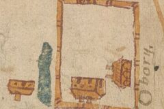 ok. 1660, stary dwór w  Oborach
