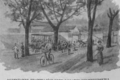 1892. Kolejka jeszcze jako tramwaj. Tygodnik Illustrowany.