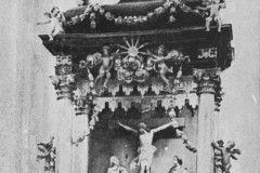 Słomczyn, ołtarz główny 2 ćw. XVIII w (1962 r, zbiory A.Zyszczyka)