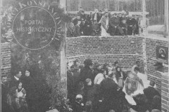 Poświęcenie kamienia węgielnego pod budowę kościoła w Konstancinie  (1910 r, zbiory Adama Zyszczyka)