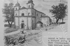 Kościół w Słomczynie (1902 r, zbiory A. Zyszczyka)