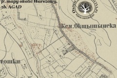 Kępa Okrzewska, 1854