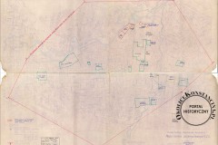 Mapa terenu przemysłowego UZG Uzdrowisko Konstancin, 1977 r