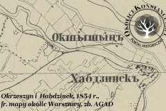 Okrzeszyn i Habdzinek, 1854