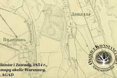 Wilanów i Zawady, 1854