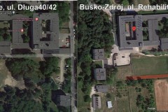 3A. Ośrodek w Chylicach i jego bliźniaczy budynek w Busku-Zdroju