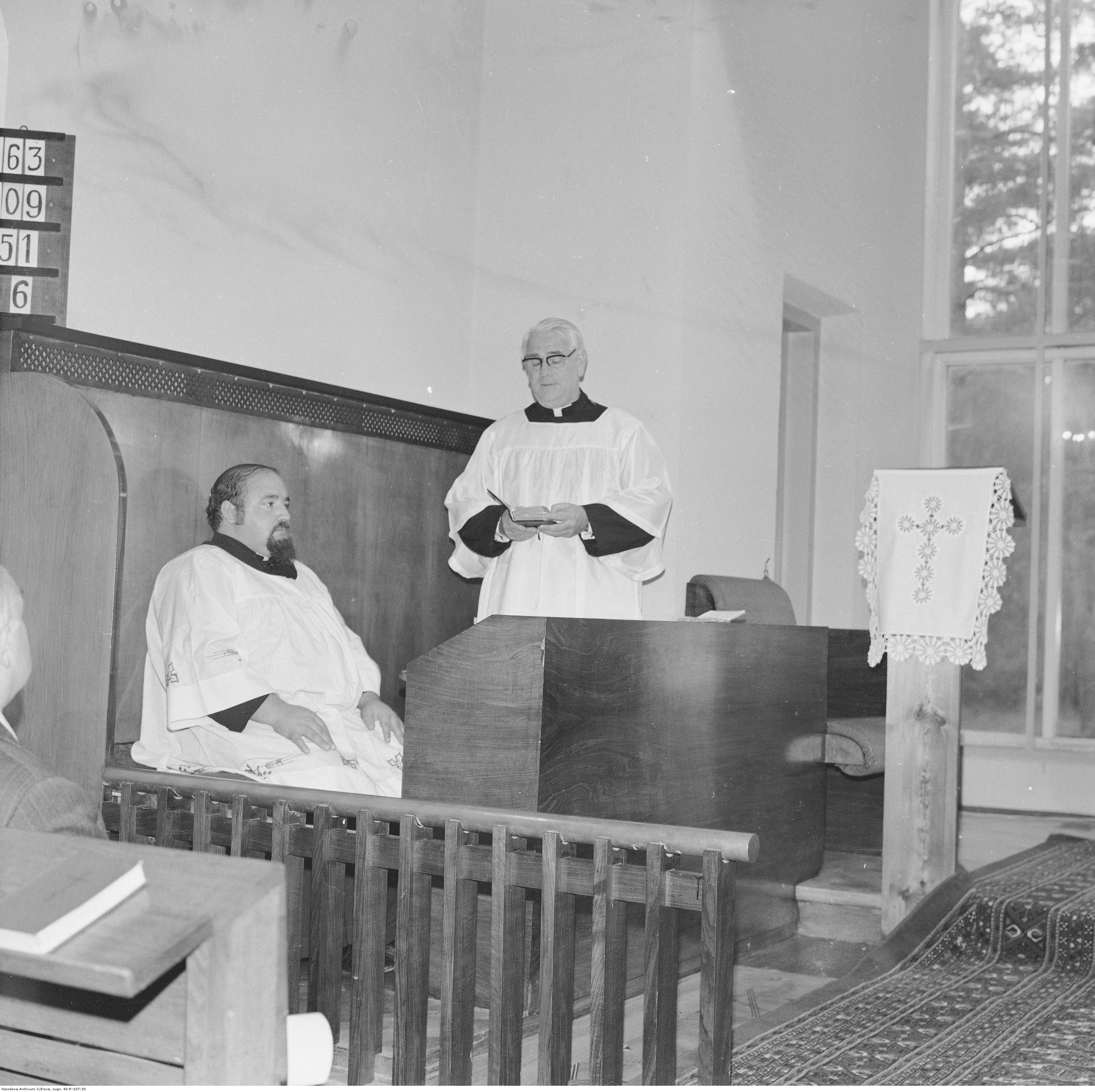 Spotkanie Polskiej Rady Ekumenicznej w Ewangelicko – Augsburskim Domu Opieki "Tabita" 1976 r (Narodowe Archiwum Cyfrowe)