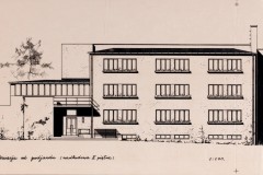Projekt rozbudowy 1933 (zbiory Muzeum Architektury we Wrocławiu)