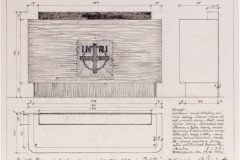 Projekt ołtarza 1936 r (zbiory Muzeum Architektury we Wrocławiu)