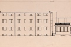 elewacja zachodnia 1929 (zbiory Muzeum Architektury we Wrocławiu)