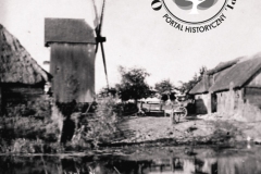Wiatrak w Łęgu, lata trzydzieste XX w. (za ks. Nadwiślańskie Urzecze, zb. D. Kluczyk)