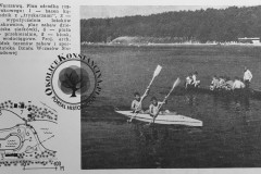 Plan zagospodarowania basenu w Zalesiu - ok 1961 r  (zbiory A.Zyszczyk)