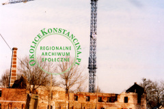 budynek papierni górnej w Jeziornie wg projektu J.Gaya - w trakcie odbudowy, ok 2002 (fot. Zdzisław Skrok)