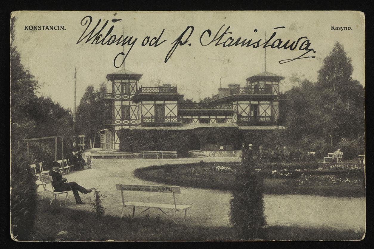 Restauracja "Casino" w parku, ok. 1905. Zbiory Polony