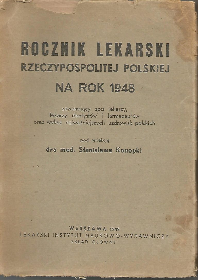 Lekarze z Konstancina, Chylic, Skolimowa, Jeziorny i Klarysewa – 1948